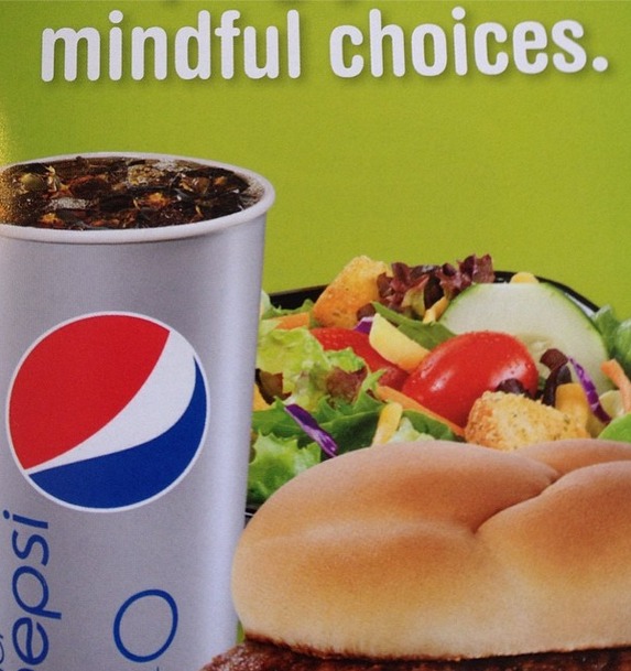 Inspired, no doubt, by the Buddha's famous "Burger and Pepsi" discourse