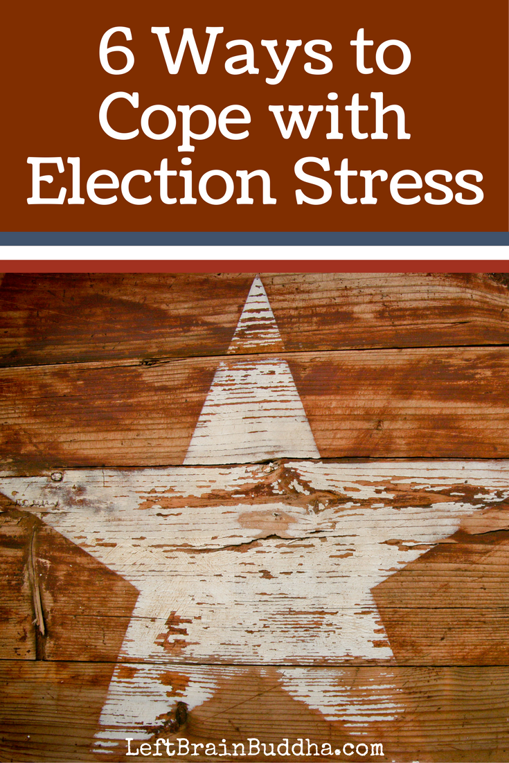 6 Ways To Manage Election Stress With Mindfulness - Left Brain Buddha