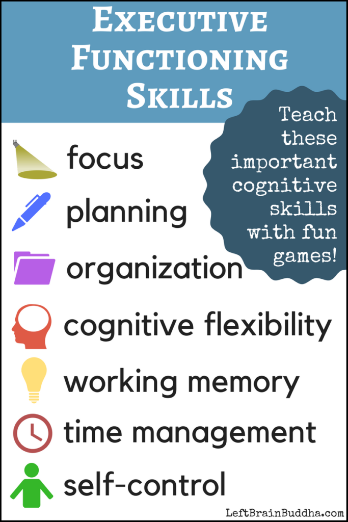 10 Fun Activities That Teach Executive Functioning to Kids and Teens - Left  Brain Buddha